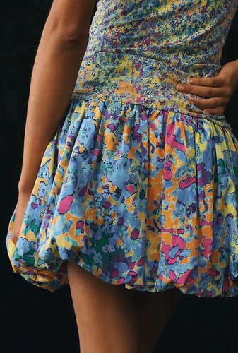 NEW Anthropologie Plenty by Tracy Reese V-Neck Bubble Mini Dress Plus Size 2XL - Picture 7 of 15