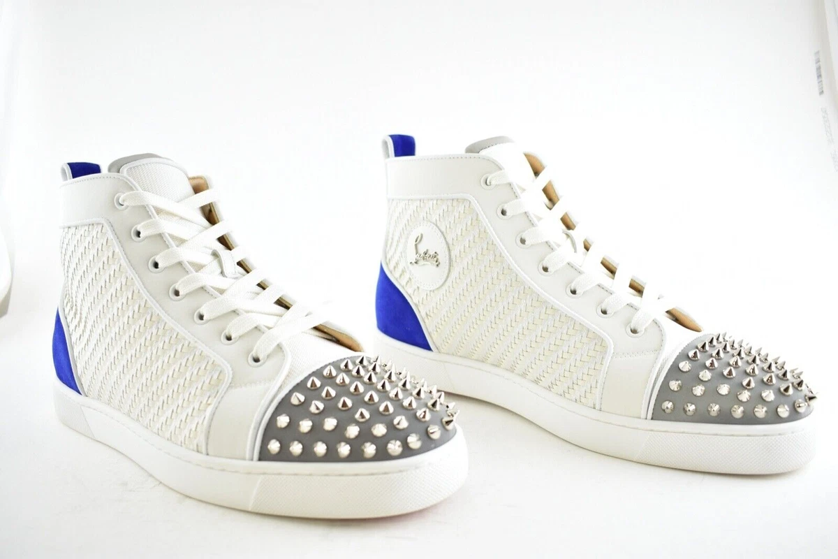 Lou Spikes Orlato Sneakers in Blue - Christian Louboutin