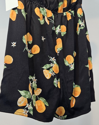 LEITH NWT Halter Top V-Neck Skort Sun Dress SZ M Fun Colorful Oranges ๐ - Picture 13 of 13