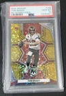 2022 Panini Mosaic TOM BRADY /10 No Huddle Gold Prizm Patriots #298 PSA 10