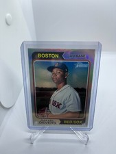 RAFAEL DEVERS 2023 Topps Heritage #8 Base Chrome Refractor SP /574 Red Sox