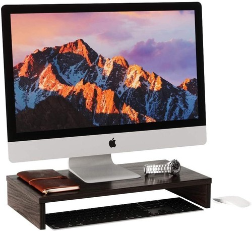 Supporto per Monitor in Legno - Rialzo PC per Scrivania, Supporto per Monitor/Tv - Foto 6 di 11