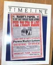 Timeline Magazine Nov/Dec 1999 - Ohio History - Prophet Joseph; Xenia Springs