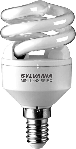 Tornado Glühbirne Spiro Sylvania MINI LYNX Schnellstart E14 600lm Energiesparer 12W=50W - Bild 1 von 3