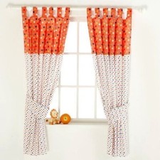 Red Kite Baby Nursery Tab Top Curtains Cotton Tail Width 132cm x Drop 160cm BNIP
