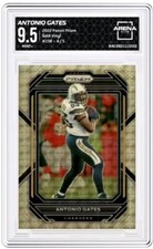 2022 Prizm Gold Vinyl /5 Antonio Gates Arena Club 9.5 Mint+ Chargers HOF SSP