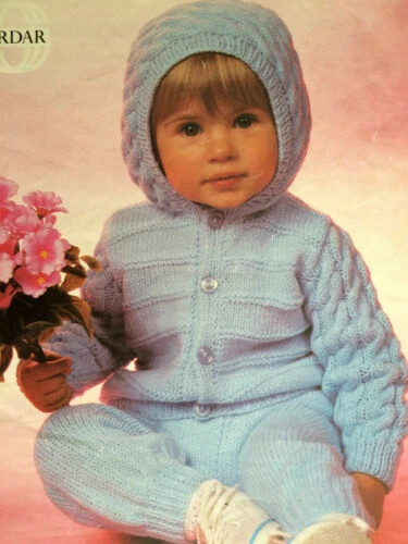 8 Ply Knitting Contemporary Babies Patterns