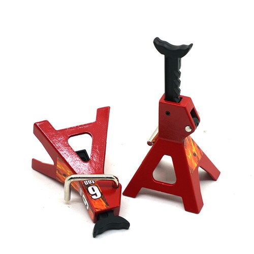3/6 TON Metal Scale Jack Stands for RC Axial SCX10 RC4wd D90 TRX-4 RC Trucks Set - Picture 9 of 23
