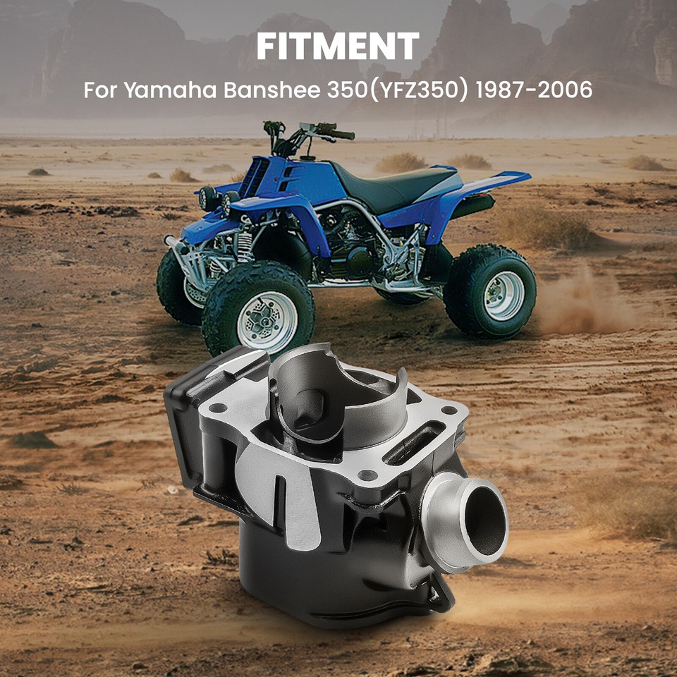 2 Cylinder Head Piston Gasket Top End Kit for Yamaha Banshee YFZ350 350