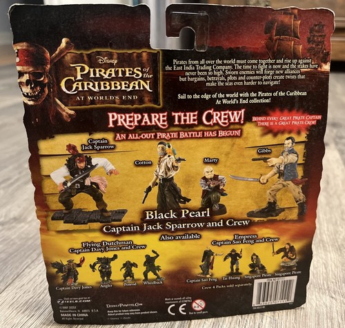 Zizzle Pirates of the Caribbean Black Pearl Captain Jack Sparrow and Crew Disney - Picture 4 of 5