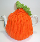 Hand Crocheted 6-Cup "Country Pumpkin" Tea Pot Cozy (Tea Pot Cover) Made in USA