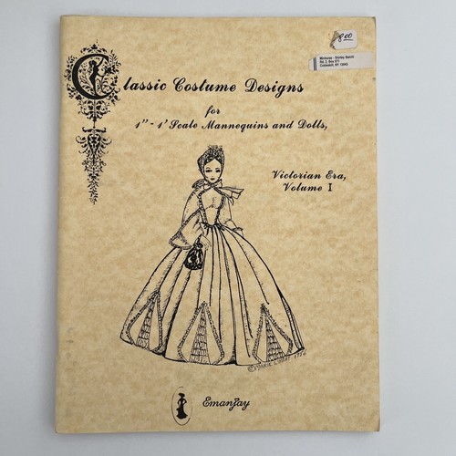 Vtg EmanJay Costume Designs & Patterns for Dolls & Mannequins, Victorian Era - Bild 1 von 7