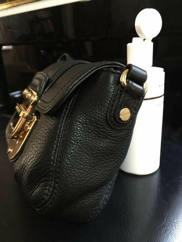 MICHAEL Michael Kors Charlton Leather Crossbody Fuschia/Black New With Tags - Picture 2 of 29