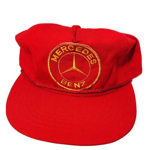Vintage Mercedes Benz Snapback Trucker cap Hat Re