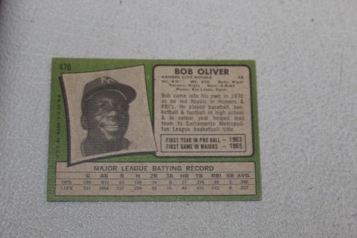 1971 Topps BASEBALL Card Complete Finish Fill Your List Set U-Pick #300-752 - Picture 160 of 512