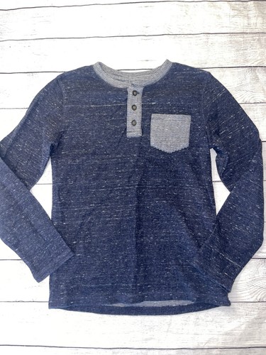 Boyd Medium 8/10 Cat & Jack Blue Long Sleeved Shirt - Picture 1 of 3