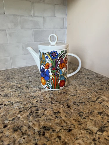 Vintage Villeroy & Boch Acapulco Coffee Pot Made in Luxembourg