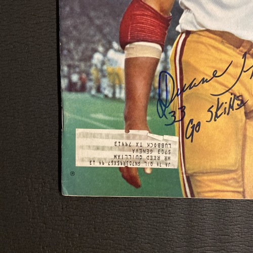 Duane Thomas firmato 27 agosto 1973 NFL Football SI Sports Illustrated Magazine - Foto 3 di 6