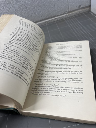 VINTAGE BOOK GONE WITH THE WIND MARGARET MITCHELL 1936 - Picture 13 of 17