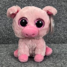 Ty Beanie Boos - CORKY the Pig (6 Inch) - RETIRED Plush 2013 Stuffed Animal Toy