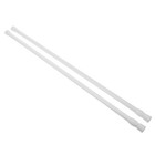  2 Pcs Adjustable Rod Telescopic Curtain Poles Retractable Shower