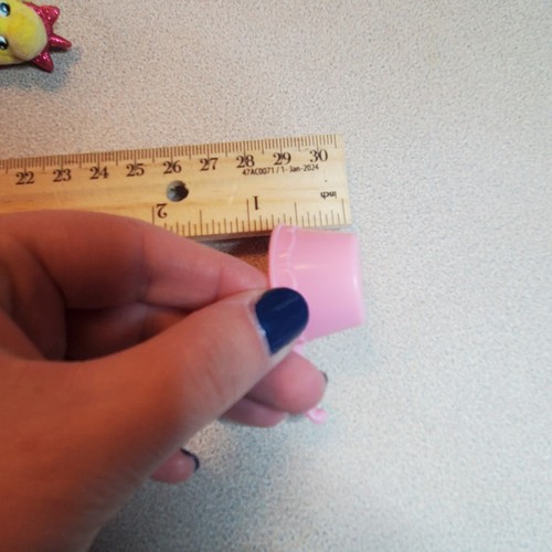 Vintage Barbie Dreamhouse rosa Küche großer Kochtopf flexibles Material - Bild 8 von 8