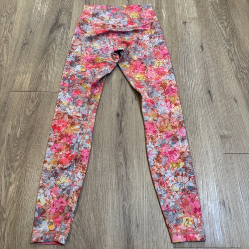 Lululemon Align High Rise Floral Print Leggings Size 6 Activewear Pants - Picture 6 of 8