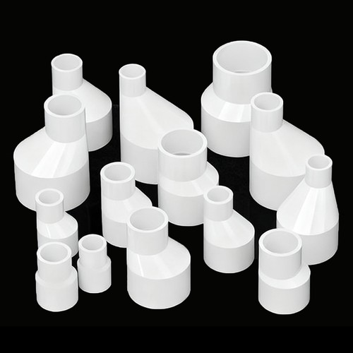 PVC Eccentric Reducer Water Supply Pipe Fittings 25-63mm Offset Tube Connector - Picture 8 of 8