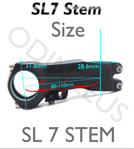 Carbon Road Bike Stem 80-110mm Bicycle Computer Stand SL7 Gasket And Cover - Picture 14 of 27