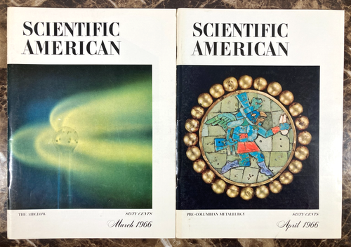 Set of 12 Scientific American Magazine 1966 Full Year Lot Vintage Science Tech - Picture 3 of 9
