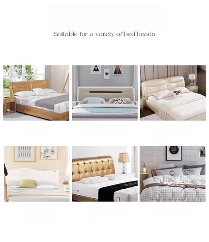 Bettkopfteil Hussen Bett Kopfteil Bezug Weicher Strecken Staubdicht Samtstoff # - Bild 3 von 37