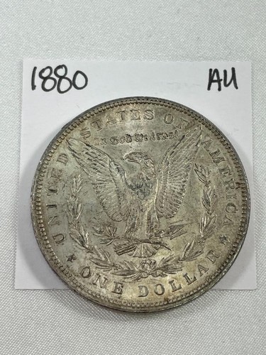 Dólar de plata Morgan 1880, detalles como nuevo, grado C13,4 - Imagen 5 de 8