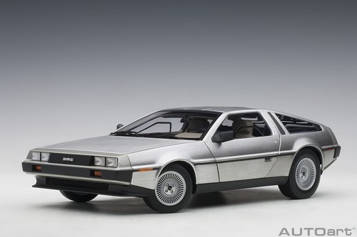 DELOREAN DMC-12 SATIN FINISH 1:18 by AUTOART 79916 COMPOSITE MATERIAL VERSION - Picture 1 of 18