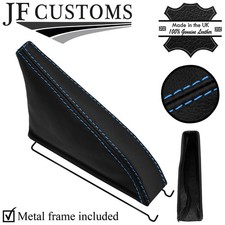 L BLUE STITCHING LEATHER HANDBRAKE+METAL FRAME FOR TOYOTA CELICA TA22 TA23 RA28
