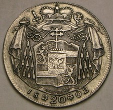 SALZBURG (Austria) 20 Kreuzer 1802 M - Silver - Hieronymus - VF+ - 1922 *