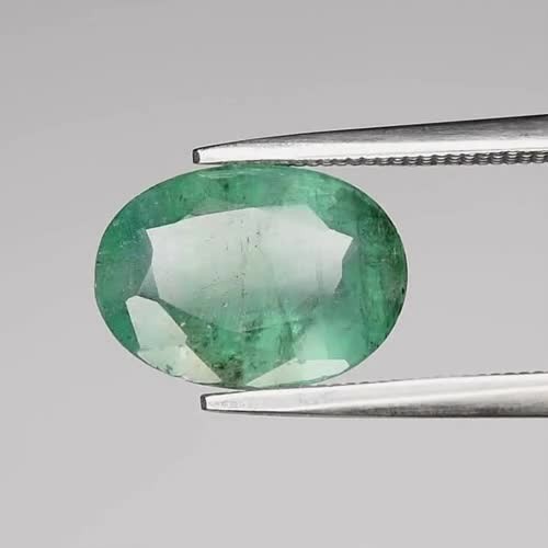 π 2.42ct 11x8mm Oval Natural Green Emerald - Zambia Gemstone - Video 1 of 1