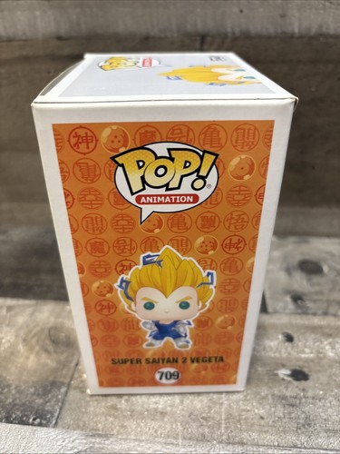 Funko Pop! DragonBall Z - Super Saiyan 2 Vegeta #709 con protector GITD Glow Chase - Imagen 6 de 7