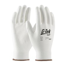 Pip 33-125/M Coated Gloves, Polyurethane, Smooth, Palm, 1 Abrasion Level,