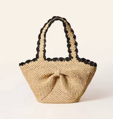 Bolso de Mano Rafia Bow Paja | Natural | Kate Spade New York x Target - Imagen 2 de 2