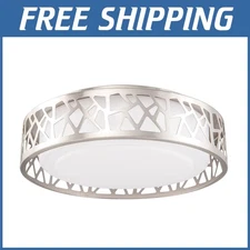 Stylish Dimmable LED Kitchen Ceiling Light - Brushed Nickel