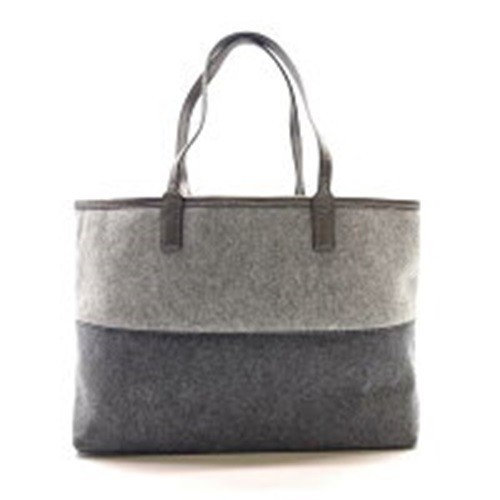 Bolso Tote TORY BURCH Bandolera Gris De Fieltro Moda Mujer Usado - Bild 3 von 10