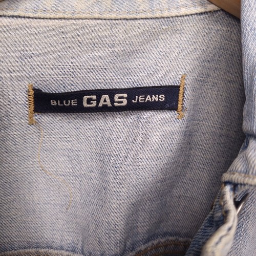 GAS Womens Denim Jacket UK 8 Short Blue Cotton - Picture 3 of 7