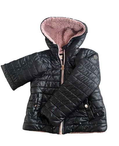 Michael Kors Faux Lined Puffer Jacket Coat Youth Girl 7/8