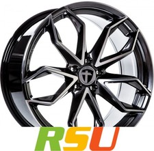 Tomason TN22 dark hyperblack polished 8x18" ET48 LK5 112 ML 72.6 Alufelgen 18...