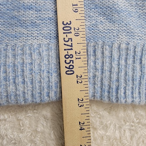 Maglione Lilly Pulitzer Elannie blu grotta marmorizzato righe ombre taglia L manica lunga - Foto 11 di 14