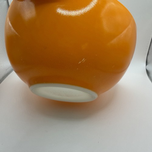 Vintage MCM Pyrex Cinderella Orange Rührschüssel 1,5 Quart #442 Griffe Glas - Bild 8 von 12