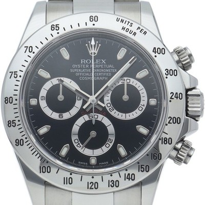 ROLEX Cosmograph Daytona Uhr Neue Schließe 116520 (Laufzeit) Edelstahl m...