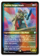 Captain Vargus Wrath (Foil Etched) #593 (NM) Commander Legends CMR Magic MTG