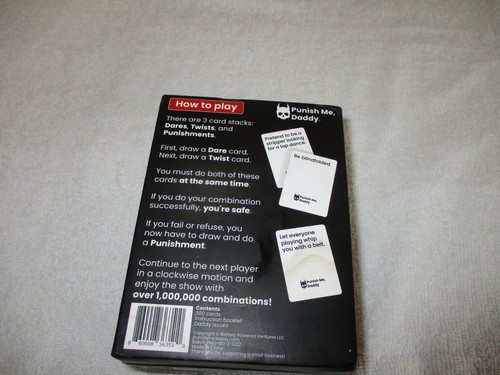 Punish Me, Daddy: The Game Designed To Embarrass Your Friends ADULT CARD GAME - Picture 5 of 5
