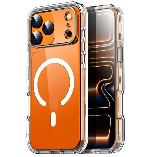 For iPhone17 Pro Max 16 15 13 12 Clear Case Mag Safe Shockproof Heavy Duty Cover - Picture 14 of 35